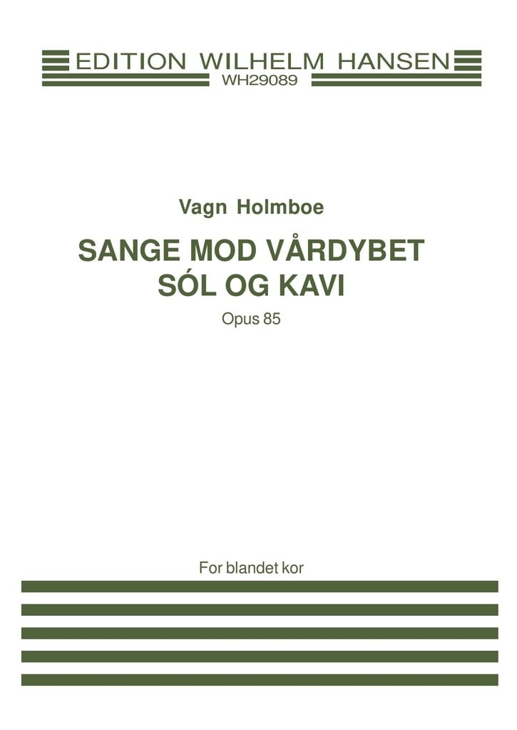 Sange Mod Vardybet Op. 85